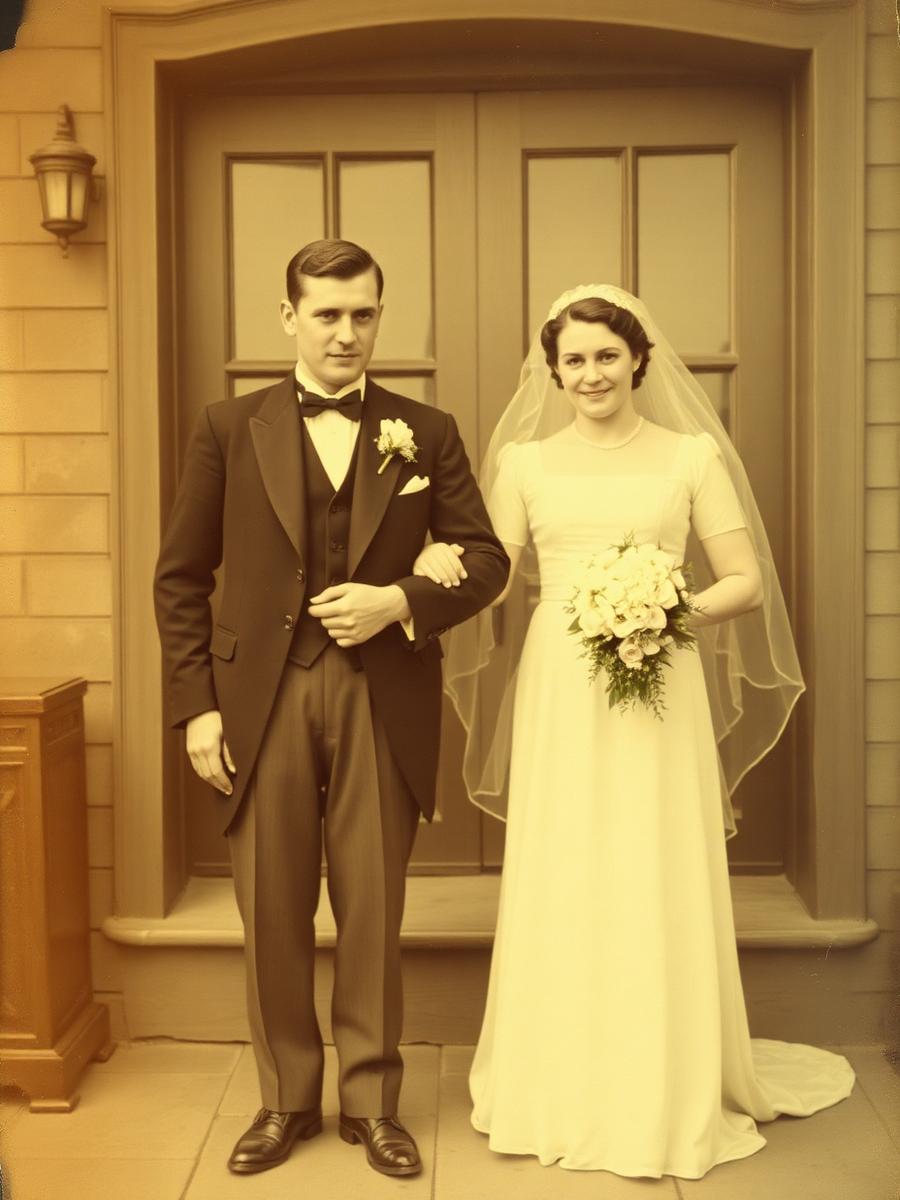 Trabalho restaurado: Casamento, 1938